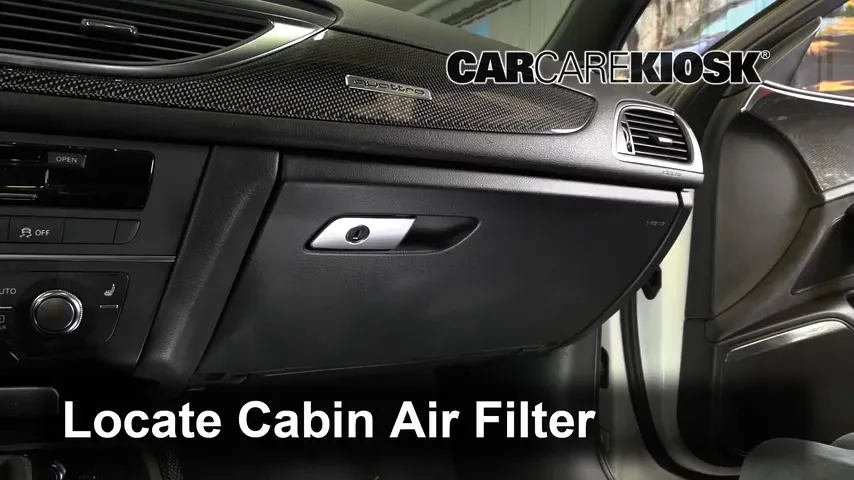 2018 Audi S6 Premium Plus 4.0L V8 Turbo Air Filter (Cabin) Replace